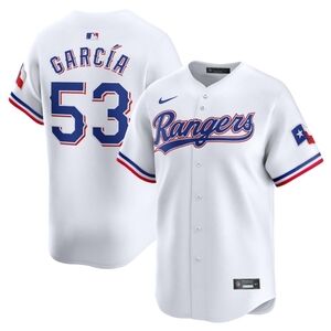Texas Rangers Adolis García Nike White Home Limited Jersey